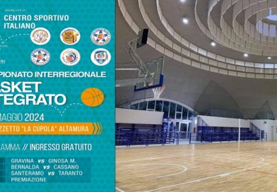 11/5/2024: sport e integrazione, Campionato Interregionale di Basket ad Altamura