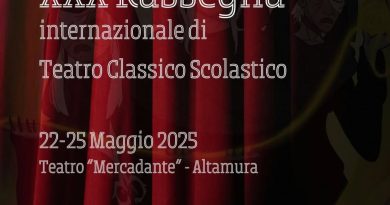 XXX Rassegna Internazionale del Teatro Classico del Liceo Cagnazzi