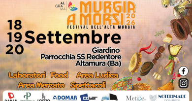 Murgia a Morsi 2026: ad Altamura tre giorni tra Sapori, Musica, Cultura e Tradizioni Murgia a Morsi 2026: ad Altamura tre giorni tra Sapori, Musica, Cultura e Tradizioni